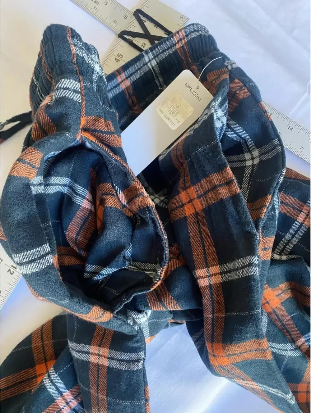 Chicago Bears Plaid Flannel Lounge Pants Small